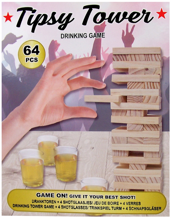 Tipsy Tower drinkspel