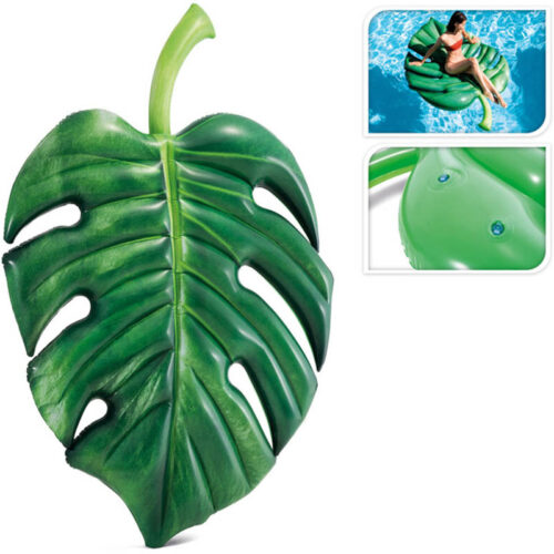 Intex Luchtbed - Palmblad - 213x142cm
