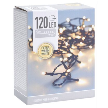 LED-verlichting - 120 LED's - 9 meter - extra warm wit - Afbeelding 3