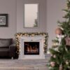 Guirlande met 30 LED - warm wit - 2.70 meter - met timer - op batterij - Afbeelding 2