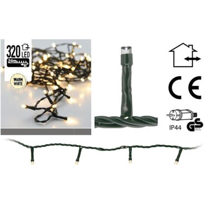 LED-verlichting 320 LED's 24 meter warm wit - Afbeelding 2