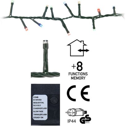Micro Cluster - 700 LED - 14 meter - multicolor -  8 functies - Afbeelding 3