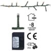 Micro Cluster 560 LED's - 11 meter - extra warm wit - 8 functies + geheugen - Afbeelding 3