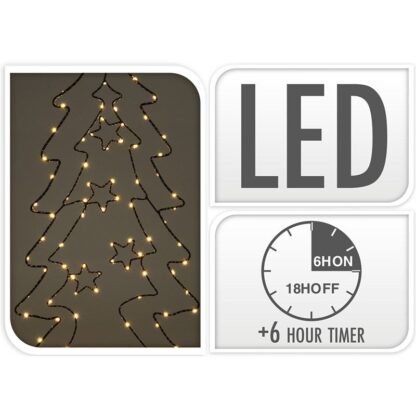 Tuinsteker Kerstboom - 90 LED - Extra Warm Wit - Afbeelding 3