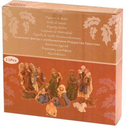 Kerststal figuren 11-delig - Afbeelding 2