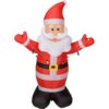 Kerstman Opblaasbaar - 190 cm - Afbeelding 2