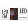 Kerstman Opblaasbaar - 190 cm - Afbeelding 3