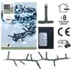 Micro Cluster 800 LED's  - 16 meter - wit - 8 functies + geheugen - Afbeelding 2