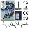 Micro Cluster - 560 LED's  -11 meter - multicolor - 8 functies + geheugen - Afbeelding 2