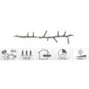 Micro Cluster 560 LED - 11m - met timer en dimmer - extra warm wit - Afbeelding 4