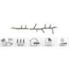Micro Cluster 400 LED - 8m - met timer en dimmer - extra warm wit - Afbeelding 3
