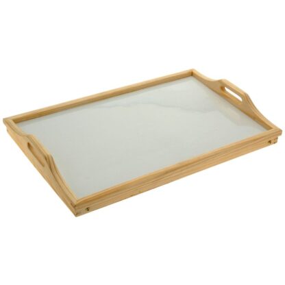 Houten dienblad voor op bed - Afbeelding 2