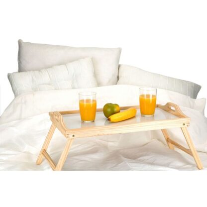 Houten dienblad voor op bed - Afbeelding 4