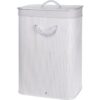 Opvouwbare Wasmand - Bamboe - Wit