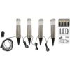 Tuinverlichting - 27cm boven de grond - netstroom - set van 4 grondlampen - Afbeelding 2