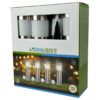 Tuinverlichting - 27cm boven de grond - netstroom - set van 4 grondlampen - Afbeelding 4
