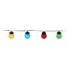 Tuinverlichting  Lichtsnoer - 10 gekleurde LED-lampen - Afbeelding 2