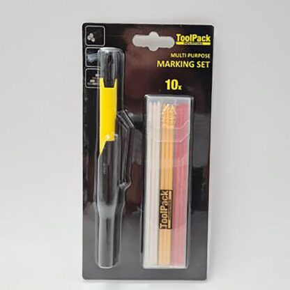 ToolPack Markeerset met 10 verwisselbare stiften - voor al je kluswerkzaamheden - Afbeelding 3