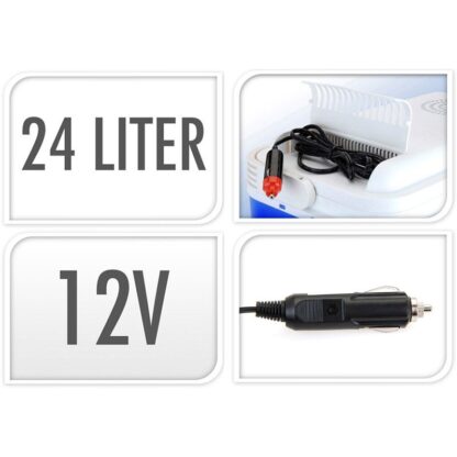 Koelbox - 12V - 24 liter - Blauw - Afbeelding 3