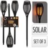 Solar Tuinfakkels - Vlamlicht - 40 cm - 3 stuks - Afbeelding 3