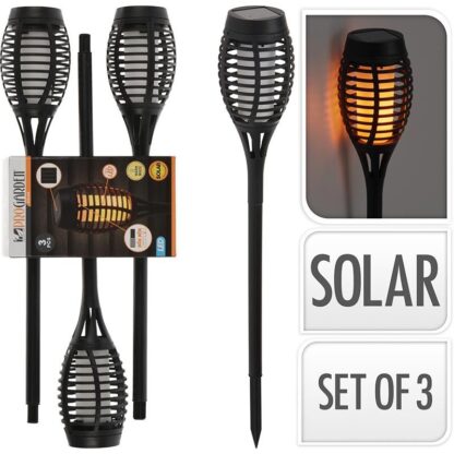Solar Tuinfakkels - Vlamlicht - 40 cm - 3 stuks - Afbeelding 3