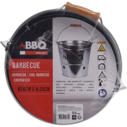 BBQ Emmer - Zink - Afbeelding 2