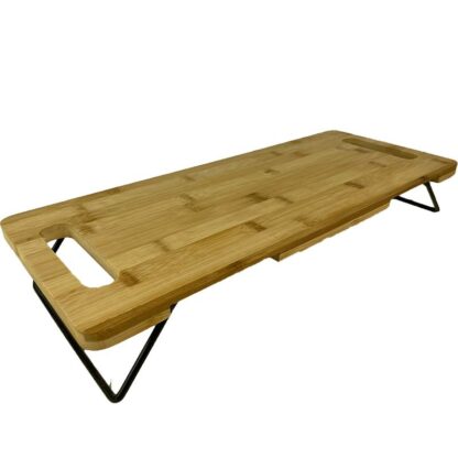 Bamboe uitklapbare Serveerplank - tapas - ontbijttafel 48x20cm - Afbeelding 2