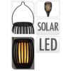 Tuinlamp Fakkel - Solar - LED vlameffect - 3-in1: prikspot, staand, hangend - 47cm - Afbeelding 2