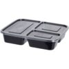 Meal Prep Bakjes 10 stuks - 3 compartimenten - Afbeelding 3