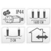 Snakelight 800 LED - 16 meter  - warm wit - Afbeelding 3