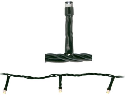 Kerstverlichting 80 LED's - 6 meter - warm wit - Afbeelding 2