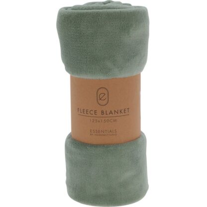 Fleece Deken - 125x150 - Olijfgroen - Afbeelding 3