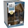 IJspegel Lichtgordijn - 12.70 meter - 640 LED's - extra warm wit - Soft Wire - Afbeelding 2