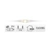Cascadeverlichting Zilverdraad 300 LED lampjes - met Flash-functie - Afbeelding 2