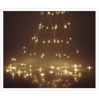 Cascadeverlichting Zilverdraad 300 LED lampjes - met Flash-functie - Afbeelding 3