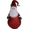 Happy Santa XXL - 120cm - met LED lampjes - met timer - geschikt voor buiten