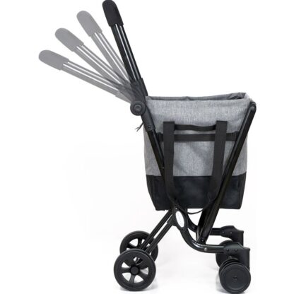 Ceruzo by Playmarket Easy Go Boodschappentrolley  - Zwart-Groen - Afbeelding 3