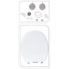 Toiletbril MDF - Hout - Wit - Afbeelding 2