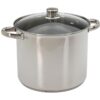 Kookpan - 24 cm - 9.0 liter - RVS - Met deksel