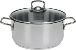 Kookpan - 20 cm - 3.15 liter - RVS - Met deksel