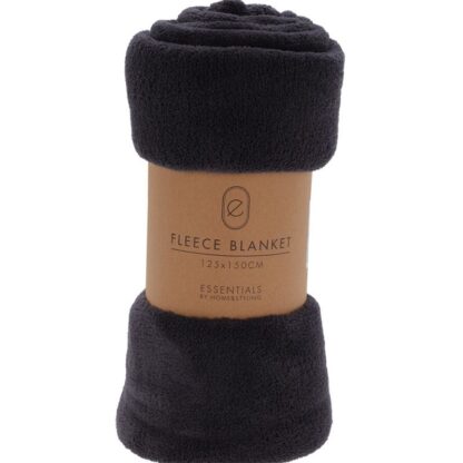 Fleece Deken - 125x150 - Donkergrijs - Afbeelding 3