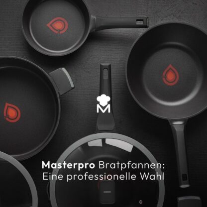 Masterpro Gastro Koekenpan - Ø 24 cm - Inductie - Heatdot Technology Indicator - duurzaam - Afbeelding 4