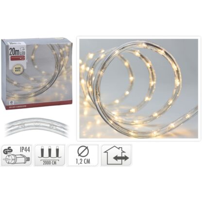 LED Lichtslang - 20 meter - warm wit - Afbeelding 2