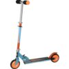 XQ Max Opvouwbare Step met Voetrem - blauw met oranje - Afbeelding 2