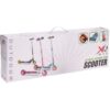 XQ Max Opvouwbare Step met Voetrem - blauw met oranje - Afbeelding 3
