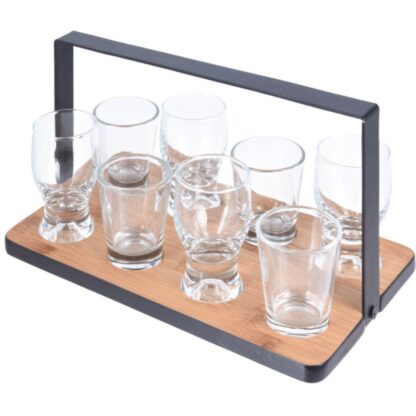 Amuse set met Serveerrekje en Glaasjes - Afbeelding 2