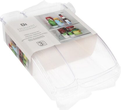 Koelkast Opbergbakken - set van 3 stuks - Afbeelding 2