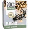 Micro Cluster 200 led - 4m - warm wit - Batterij - Lichtfuncties - Geheugen - Timer - Afbeelding 3