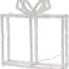 Kerstverlichting Kado - 80 led - 23 cm hoog - Timer - op batterijen - buiten en binnen - Afbeelding 2