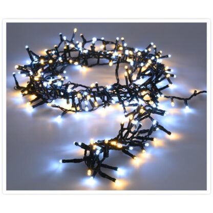 Micro Cluster 200 led - 4m - two tone adorable - Batterij - Lichtfuncties - Geheugen - Timer - Afbeelding 4